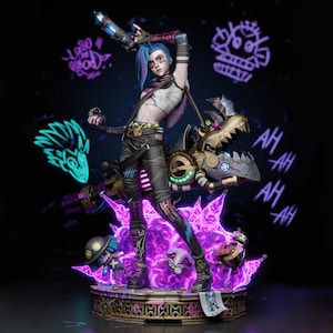Arcane jinx figure - Etsy 日本