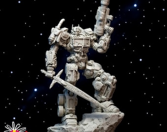 Optimus Mecha Commander STL File | 3D Print Model for Collectors, Sci-Fi Robots & Mecha Fans | Action Statue