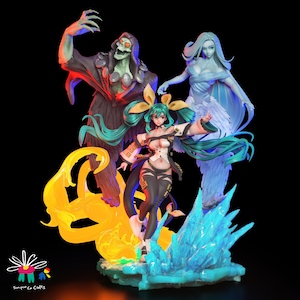 Dizzy – Guilty Gear 3D Printable STL Model | Anime Fighting Scene Statue | High Detail Collectible for Gamers & Cosplay