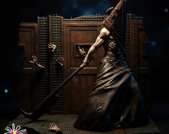 Pyramid Head STL: Silent Hill 3D Printable Statue, Bust & Miniature