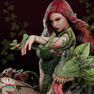 Poison Ivy bust STL file for collectors and DC fans