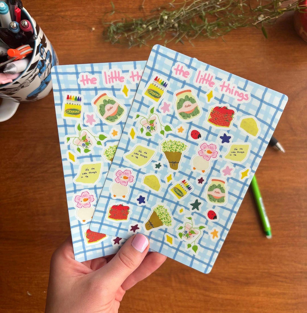 Little Things Sticker Sheet - Etsy