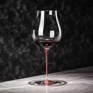 Personalized Crystal Burgundy Wine Glass: 26oz Stemware