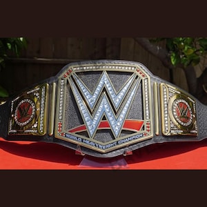World Heavyweight Championship Belt Replica Title Wrestling Belt Wrestling Custom Brass Belt | Genuine Leather | Fan Gift