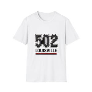 502 Louisville T-Shirt | Area Code City Tee, Retro Number Design