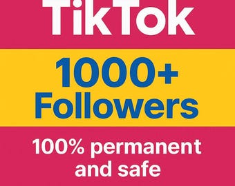 Buy 1000 Real TikTok Followers | Instant & Organic Growth | Fast Safe Delivery | Social Media Service