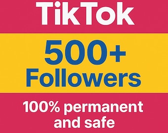 500 echte TikTok-volgers | Snelle levering en 100% veilige promotie