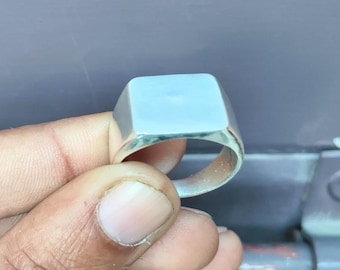 Sterlingzilveren staafring: minimalistische sieraden voor mannen en vrouwen