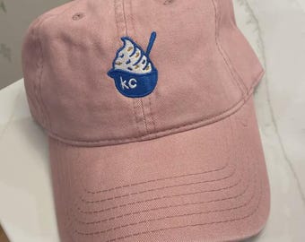 Kansas City KC Baseball Hat - Ice Cream Helmet