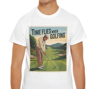 Golfing Quote T-Shirt, Funny Golf Tee, Gift for Golf Lovers, Unisex Heavy Cotton, Casual Wear, Golfing Occasion Shirt