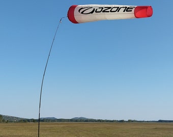 165cm BIG OZONE Wind cone made from 100 % made from a recycled paragliderer, wind sock