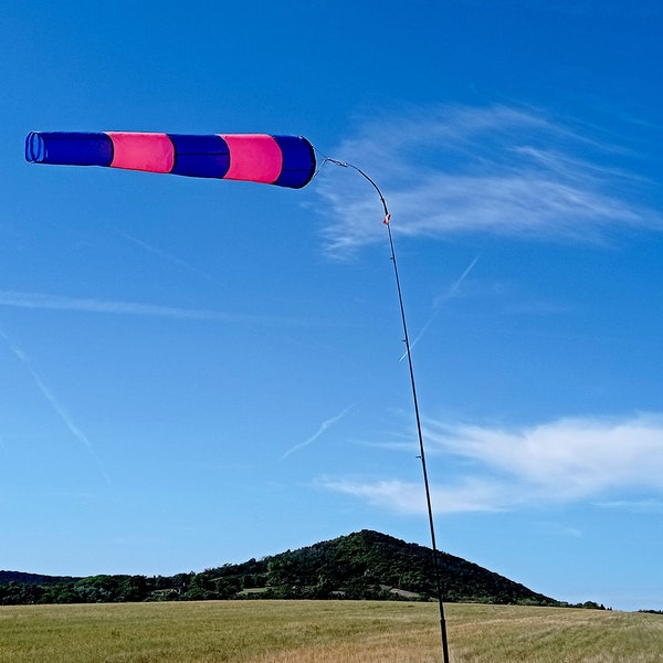 Windkegel aus 100 % recyceltem Gleitschirm, recycelter Gleitschirm