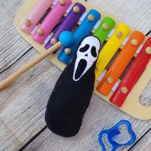 Horror baby, Horror rattles, Baby plushie, stuffy, Ghost, Classic, Halloween, Cult horror, Halloween, Scary, Horror fan, Babyshower
