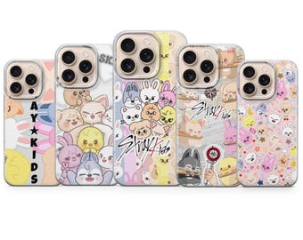 SKZOO Inspired Phone Case: Stray Kids Cute Character Aesthetic, KPop Fan iPhone Cover