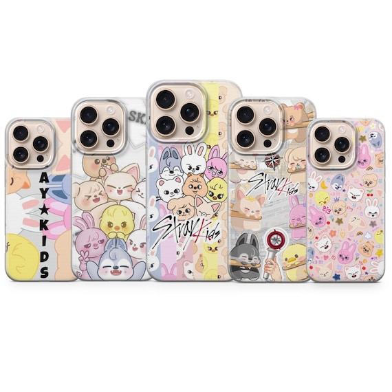 SKZOO Inspired Phone Case: Stray Kids Cute Character Aesthetic, KPop Fan iPhone Cover