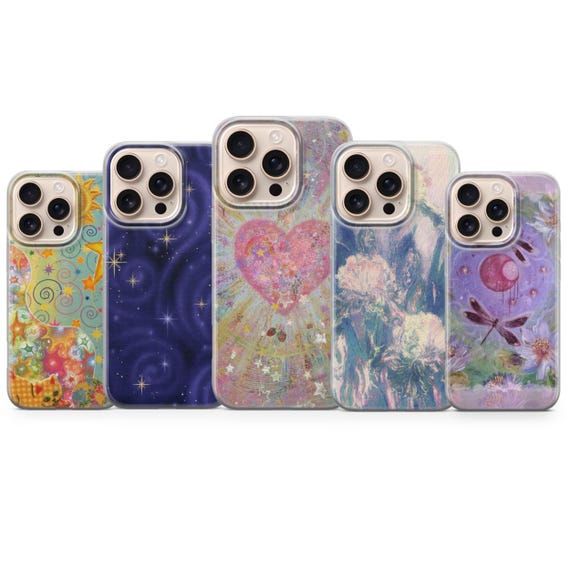 Whimsical Colorful Phone Case | Fun Artistic Phone Cover | Dreamy Aesthetic Case