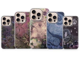 Whimsical Dark Moody Phone Case | Dark Fantasy Aesthetic Phone Cover | Dreamy Gothic Case