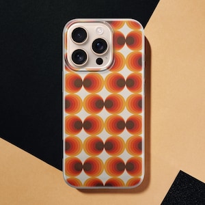 Capa de celular retrô dos anos 70 | Capa para celular com estética em tons terrosos | Capa vintage estilosa imagem 7