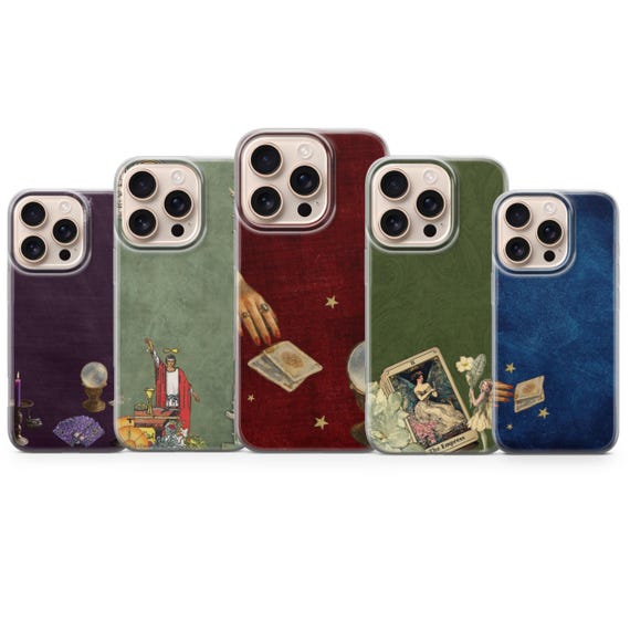 Tarot Aesthetic Phone Case | Spiritual Phone Cover | Mystical Tarot Card Case