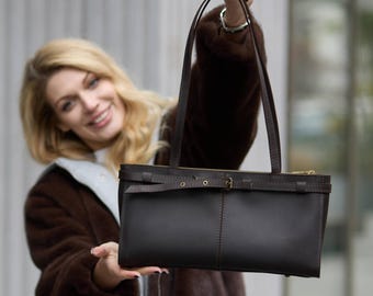 Umhängetasche aus Leder mit Tasche: Crossbody Bag, Crossbody bag, Crossbody bag, Geschenk für Sie