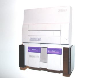 SNES Wall Mount -- 3D Printed -- (Mounting Screws INCLUDED)