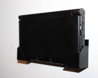 Nintendo 3DS Wall Mount -- 3D Printed -- (Mounting Screws INCLUDED)