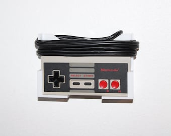 Suporte de parede para controle NES - Impressão 3D - (Parafusos de montagem INCLUÍDOS)