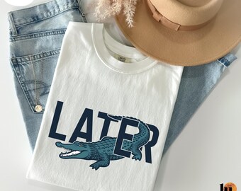 Later Gator Comfort Colors® Shirt, Funny Retro Alligator Florida Lover Tee
