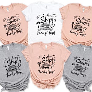Aw Ship It&#39;s A Family Trip 2025 Cruise Matching Shirt