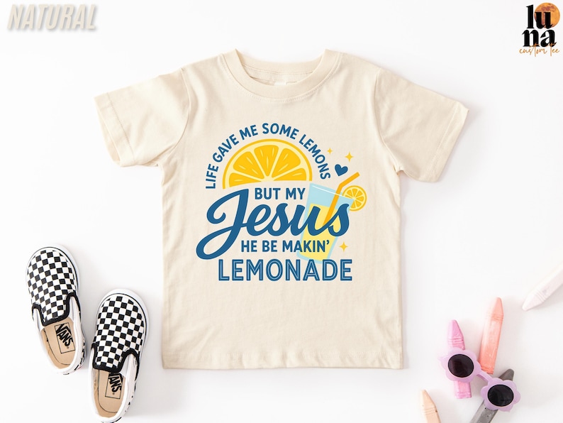 Youth Lemonade Faith Tee: Christian Kids Apparel