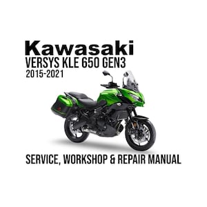 Kawasaki KLE650 Versys Gen3 2015 - 2021 Service Workshop Repair Manual