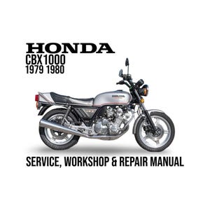 Honda CBX1000 CBX 1000 Service Workshop Repair Manual