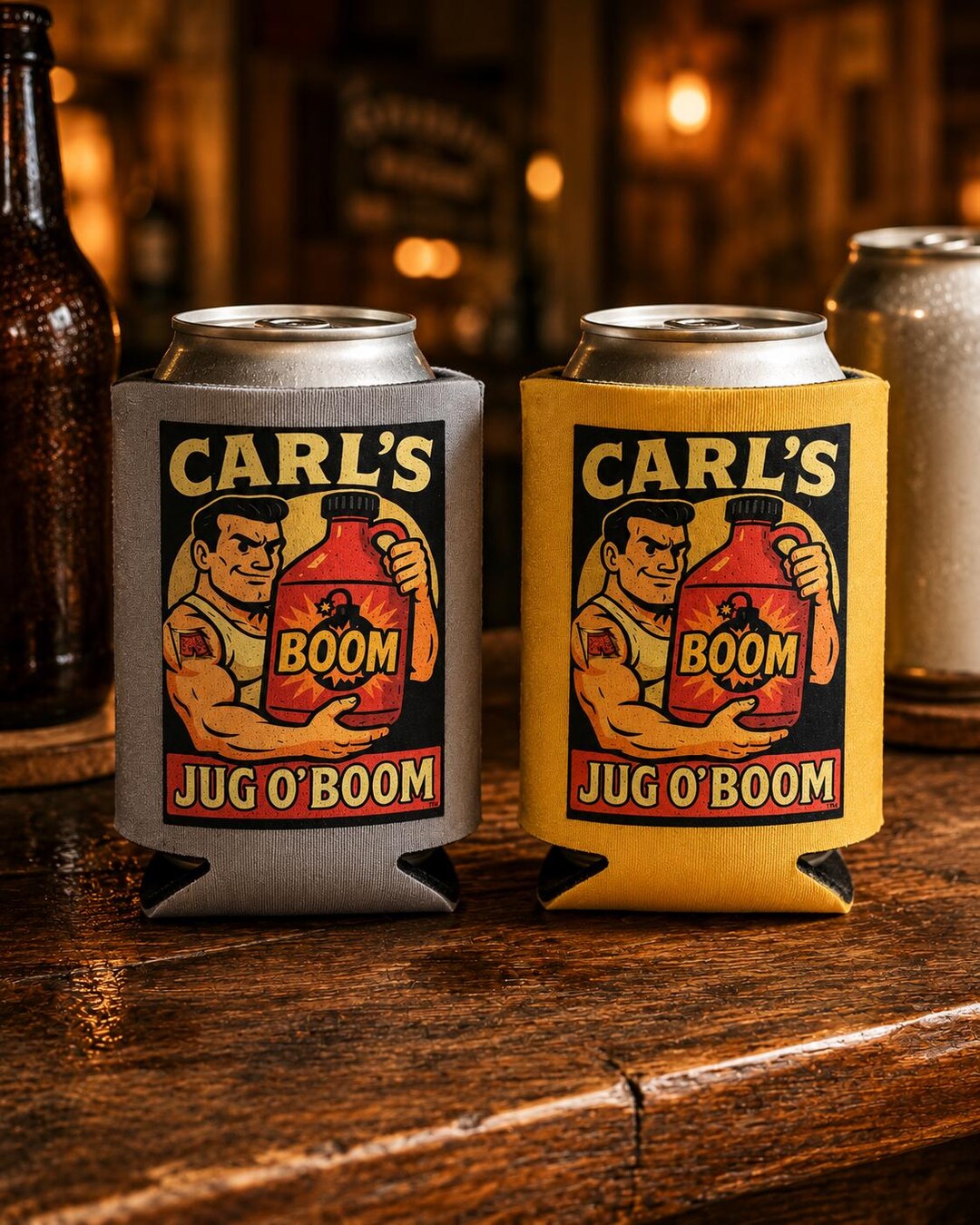 A Set of 2 Dungeon Crawler Carl Inspired Can Cooler - Carl's Jug O