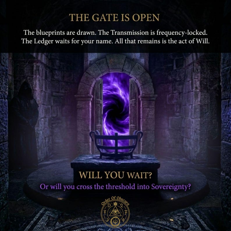 occult initiation and demon attunement for self-sovereignty featuring the Black Flame Chamber and ancestral manor protocols