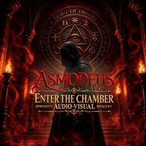König Asmodeus' Siegel & Grimoire | Immersives audiovisuelles Dämonenkammer-Erlebnis für Besessenheit, Selbstvertrauen und Verlangen