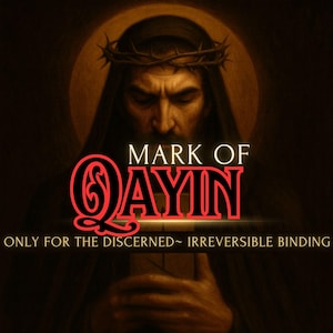 The Mark of Qayin Occult Ritual – Demon Initiation Binding, Esoteric Soul Attunement, Demonic Altar Rite | Includes Report, Guidebook, Audio