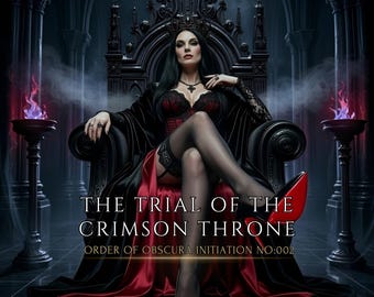 Crimson Throne Trial - Intense Demon Ritual & Occult Transmission | Left Hand Path Initiation | Sovereign Power Pact