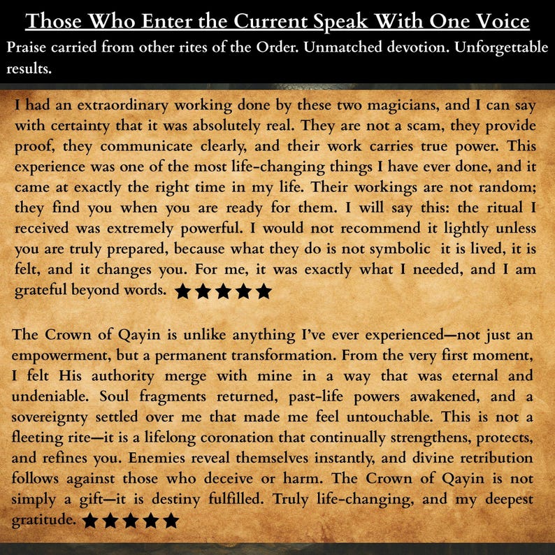 Buy Qayin Binding Ritual - Occult Demon Attunement, Soul Initiation ...