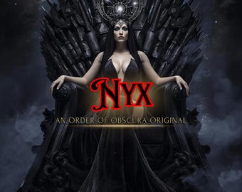 Nyx Dark Goddess Distance Attunement, Divine Feminine & Shadow Work, Includes Audio Video Transmission, Sigil and PDF Guidebook