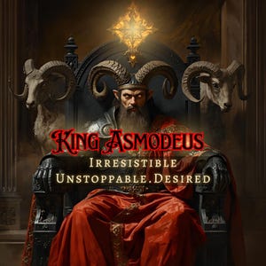 Sintonización del Rey Asmodeo para la seducción, el poder y la autoridad. Incluye transmisión de audio y video, sello y guía en PDF.