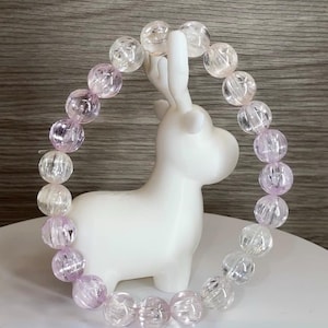 8.1mm beads Multi-Color Kunzite Bracelet – Natural Gemstone