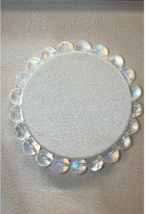 9mm Madagascar Moonstone Crystal Bracelet