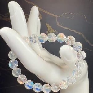 9mm Madagascar Moonstone Crystal Bracelet image 2