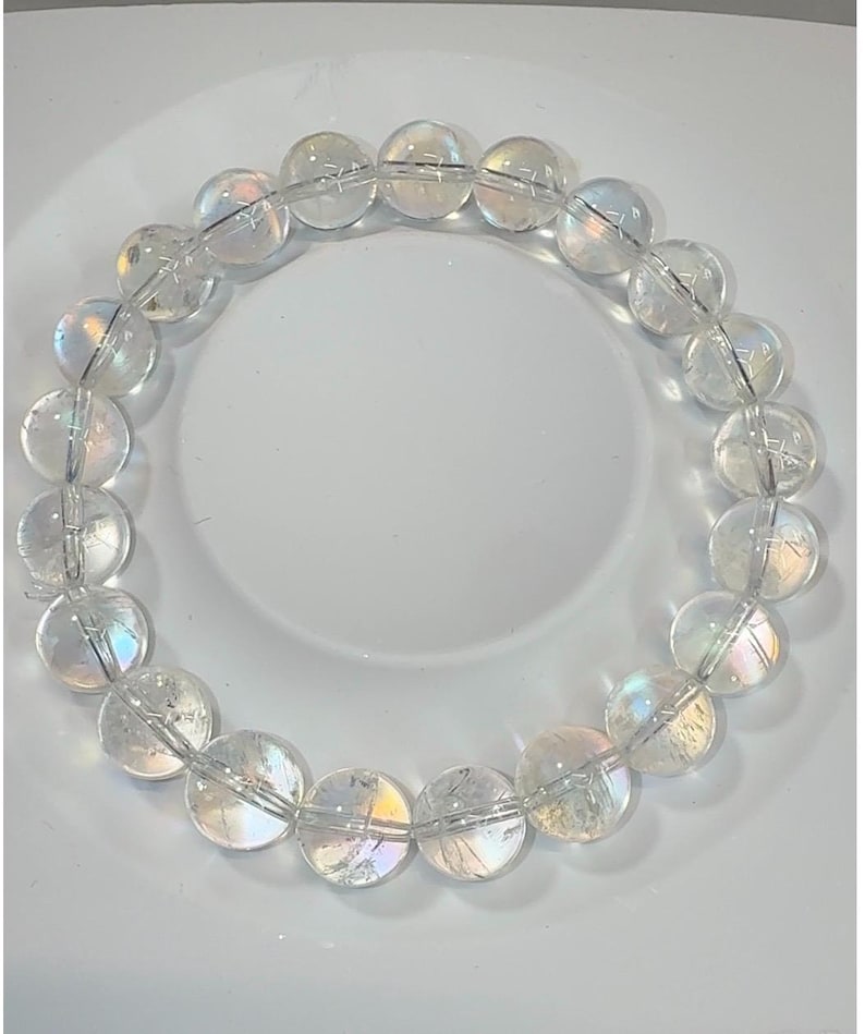 9mm Madagascar Moonstone Crystal Bracelet image 3