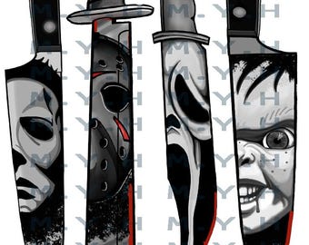 Horror movie knife BEST PNG, Svg BUNDLE