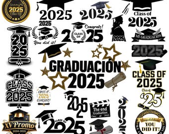 Graduation 2025 SVG Bundle: Senior Class Cricut Designs