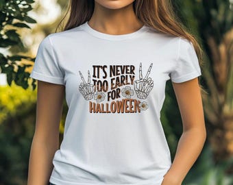 Preppy Floral Halloween PNG: Spooky Boo Design (Digital Download)