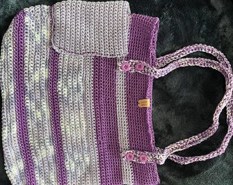 Purple handbag/tote bag/ purse
