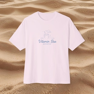 Beach Day Oversized Tee, Relaxation Beach Tee, Unisex Beach Tee, Oversized Comfort Tee, Boxy Fit T-Shirt