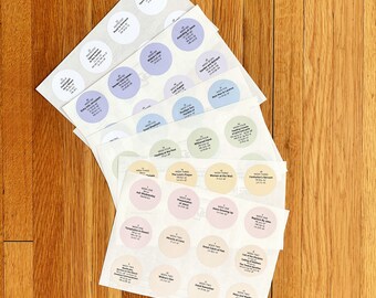 Ornament back labels Jesus Tree Lent ornament sets